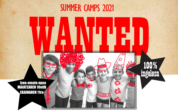 Summer Camps 2021 - WANTED